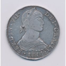Pérou - 8 Reale - 1811 JP Lima - Ferdinand VII - argent - TTB/TTB+