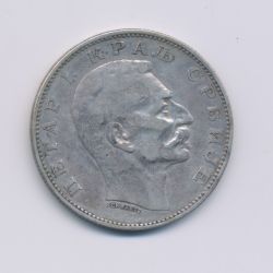 Serbie - 2 Dinar - 1904 - Pierre I - argent - TTB