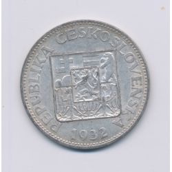 République Tchèque - 10 Korun - 1932 - argent - TB