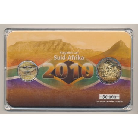 5 Rand + Médaille Nelspruit  Botanic gardens - Coffret Coupe du monde Afrique du Sud 2010