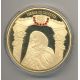 Médaille - Mère Thérèsa de Calcutta - cuivre doré - 70mm