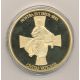 Médaille - Mère Thérèsa de Calcutta - cuivre doré - 70mm
