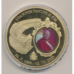 Médaille - Jean Paul II - 1978-2005 - couleur - 70mm