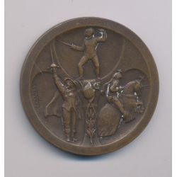Médaille - Escrime et Joute - bronze - 46mm - C.Charles 
