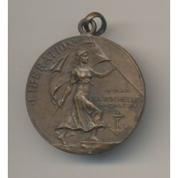 Médaille - Libération de la Rochelle - 4e Siège - 1945 - bronze - 32mm - WWII