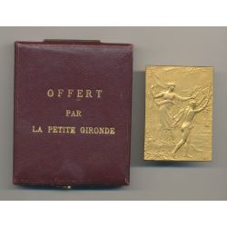 Médaille - Offert par la petite gironde - avec écrin - bronze - Pillet