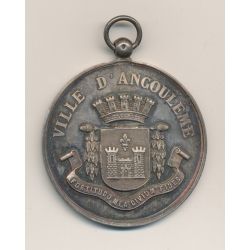 Médaille - Ville d'Angoulême - Lendit scolaires - 1893 - argent - 51mm 