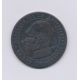 Monnaie satirique - Module 5 centimes - Napoléon III - Vampire français