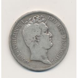 5 Francs Louis Philippe I - 1830 A Paris - Tranche en relief - TB