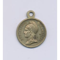 Médaille - République Française - 1848 - 16mm - TTB