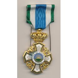 Médaille - Dévouement Civique Chevalier - vivre et sourire - uniface