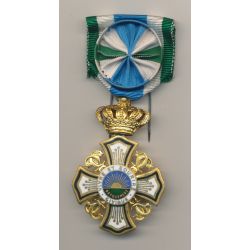 Médaille - Dévouement Civique Officier - vivre et sourire - uniface