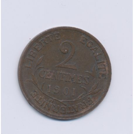 2 centimes Dupuis - 1901 - TTB+