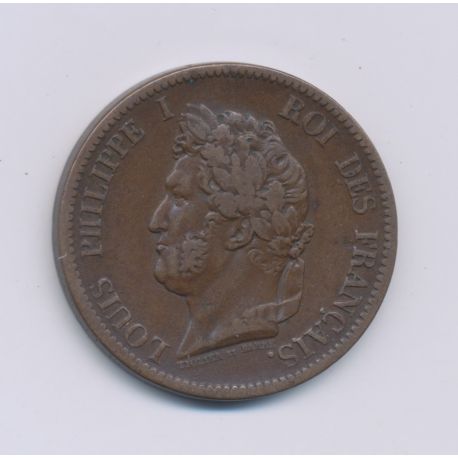 Colonies générales - 5 centimes 1841 A - Louis Philippe I - Guadeloupe - TB+