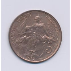 5 Centimes Dupuis - 1912 - SPL+ - bronze 