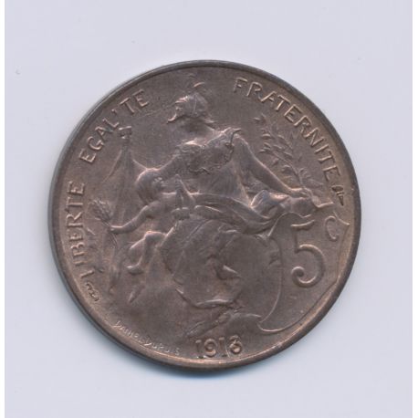 5 Centimes Dupuis - 1913 - SPL - bronze 