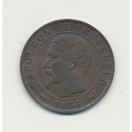 5 Centimes - 1854 W Lille - Napoléon III Tête nue - SUP+
