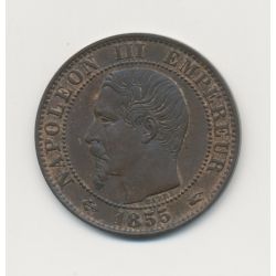 5 Centimes - 1855 A Paris ( ancre ) - Napoléon III Tête nue - SUP+