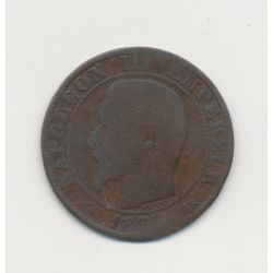5 Centimes - 1855 D Lyon - Napoléon III Tête nue - B