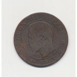 5 Centimes - 1857 K Bordeaux - Napoléon III Tête nue - B
