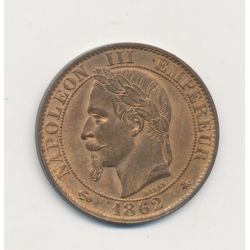 5 Centimes - 1862 A Paris - Napoléon III Tête laurée - SPL