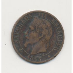 5 Centimes - 1865 A Paris - Napoléon III Tête laurée - TB+