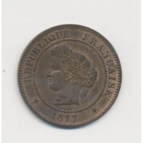 5 Centimes - 1877 A Paris - Cérès - SUP+