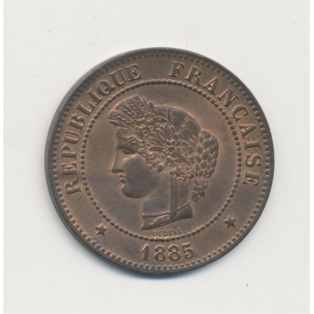 5 Centimes - 1885 A Paris - Cérès - SUP+