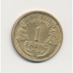 1 Franc Morlon - 1940 - TTB+
