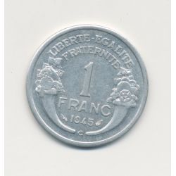 1 Franc Morlon - 1945 C - légère - alu - SUP+