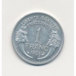1 Franc Morlon - 1958 - légère - alu - SUP+