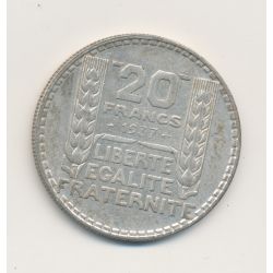 20 Francs Turin - 1937 - TTB