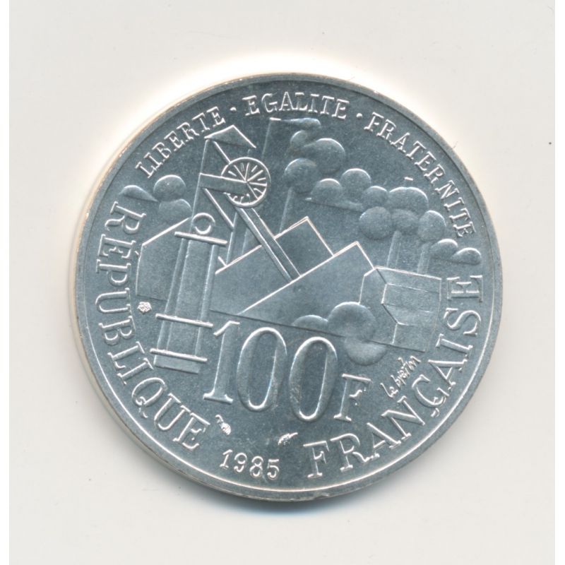 100 Francs Emile Zola - 1985 - Argent - SPL+ - Monnaies Médailles 17