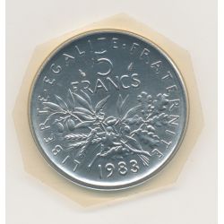 5 Francs Semeuse - 1983 - FDC