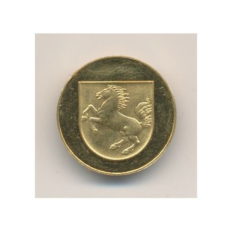 Médaille Or - Stuttgart - Altes schloss und Stiftskirche - cheval 