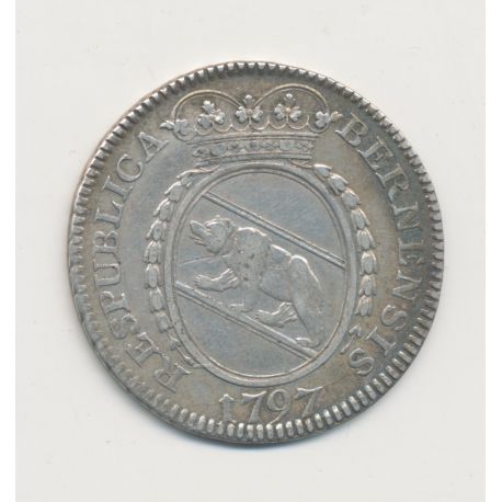 Suisse - 1/4 Thaler 1797 B Berne - argent - TTB+