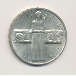 Suisse - 5 Francs 1963 - Centenaire de la Croix rouge - argent - SUP
