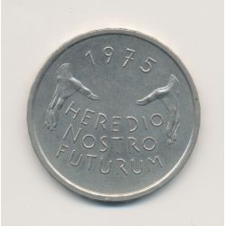 Suisse - 5 Francs 1975 - Heredio nostro futurum - cupronickel - TTB+