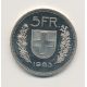 Suisse - 5 Francs 1983 - cupronickel - FDC/Proof