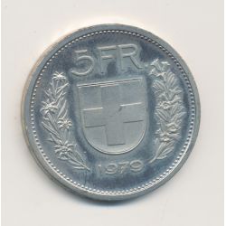 Suisse - 5 Francs 1979 - cupronickel - FDC/Proof