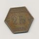 Congo Belge - 2 Francs 1943 - éléphant - Laiton - TTB 