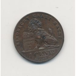 Belgique - 1 Centime 1902 - Léopold I - cuivre - SUP
