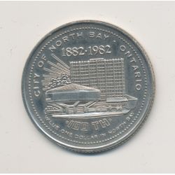 Token - 1 Dollar - North bay Ontario - 1981 - nickel - SUP