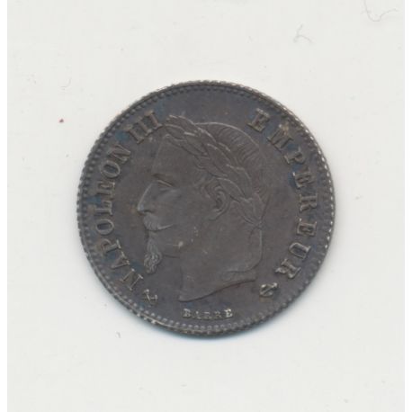 20 centimes Napoléon III - 1866 K Bordeaux - Tête laurée - SUP+