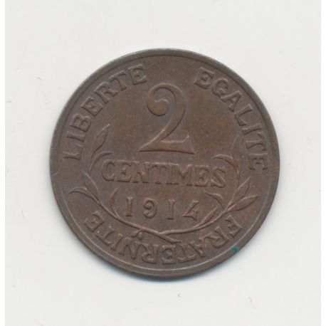 2 centimes Dupuis - 1914 - SUP