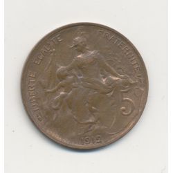 5 Centimes Dupuis - 1912 - SUP - bronze 