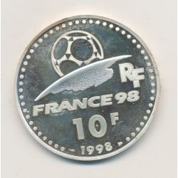 10 Francs Coupe du monde 98 - argent - SUP