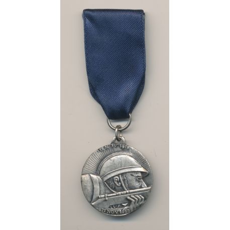 Médaille - Commémorative des poilus de l'Yonne - 1918