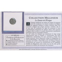 Collection Millenium - Denier de l'évêque Raymond - 12e siècle - argent - TB
