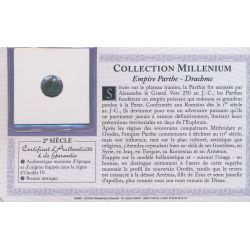 Collection Millenium - Drachme - Empire Parthe - 2e siècle - bronze - TB 